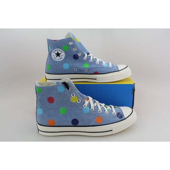 Men's Chuck 70 HI Blue/Egret/Black 170011C